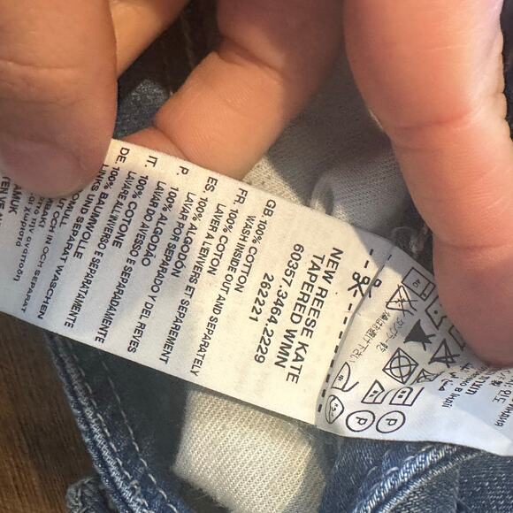 G-STAR RAW Women Reese Kate Tapered Jeans Size 24 Medium Wash - Picture 11 of 12